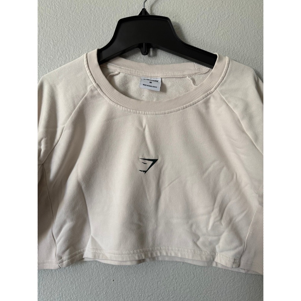 Gymshark cropped hoodie size medium sportswear sweater - Picture 5 of 7